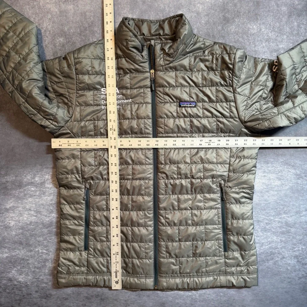 Patagonia Mens Nano Puff Insulated Jacket Large Grey SCA Physician Embroidery